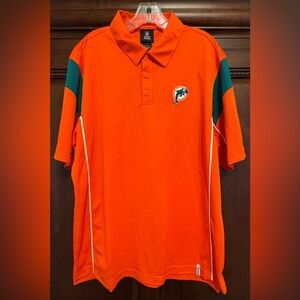 Reebok Miami Dolphins Polo-NWOT